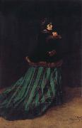 Claude Monet Camille or The Woman with a Green Dress china oil painting reproduction